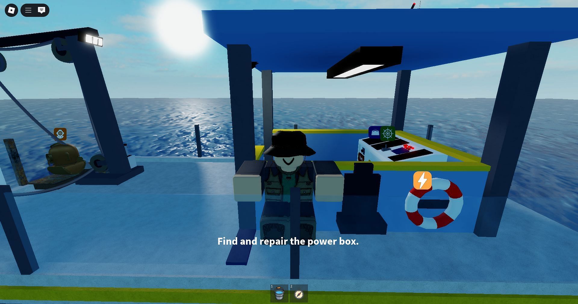 Explore the ocean with the best rewards (Image via Roblox)